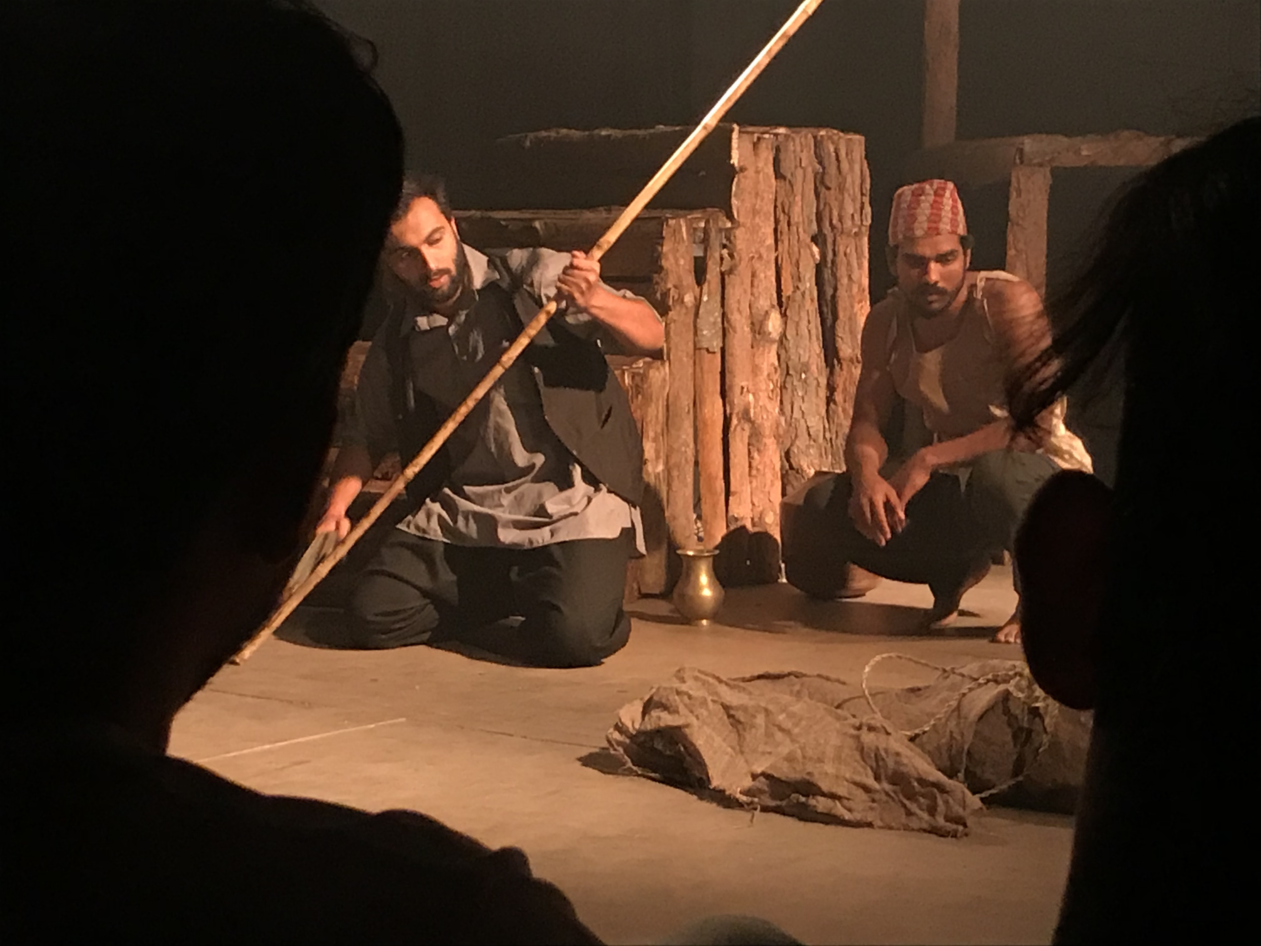 नाटक क्लेशाःको एक दृश्य। तस्बिरः अनुषा अधिकारी/सेतोपाटी