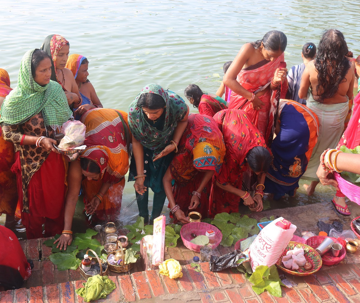 जितिया पर्वमा बर्तालु। फाइल तस्बिर।