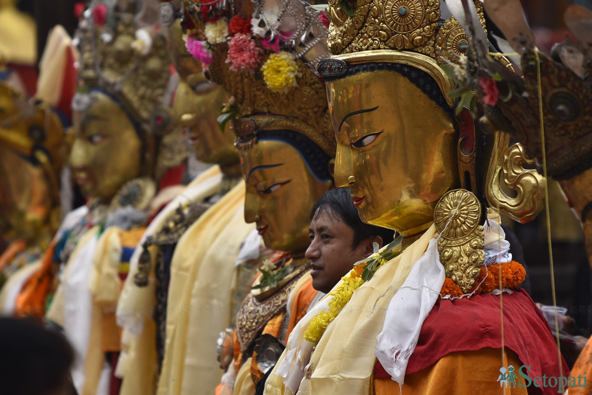 १ सय २६ बुद्ध सम्यक महादान। तस्बिरः नारायण महर्जन/सेतोपाटी