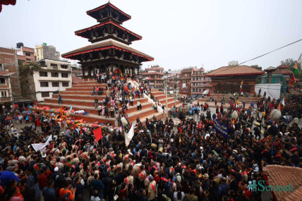 काठमाडौंमा नेपाल संवत् ११४५ को स्वागत (तस्बिरहरू)