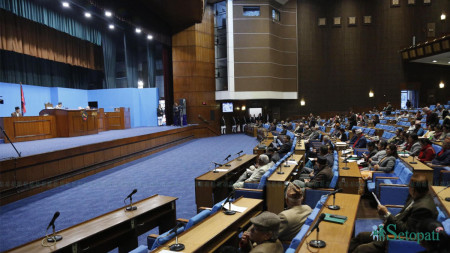 संसद बैठकमा ६५ जनामात्रै उपस्थित, गणपूरक संख्या नपुगेपछि पेस हुन सकेन विधेयक