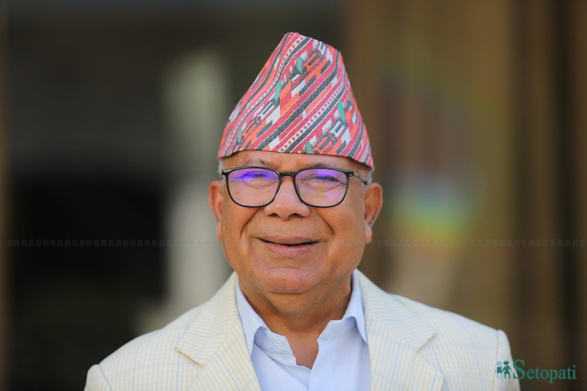 अध्यक्ष माधव नेपाल। फाइल तस्बिर।