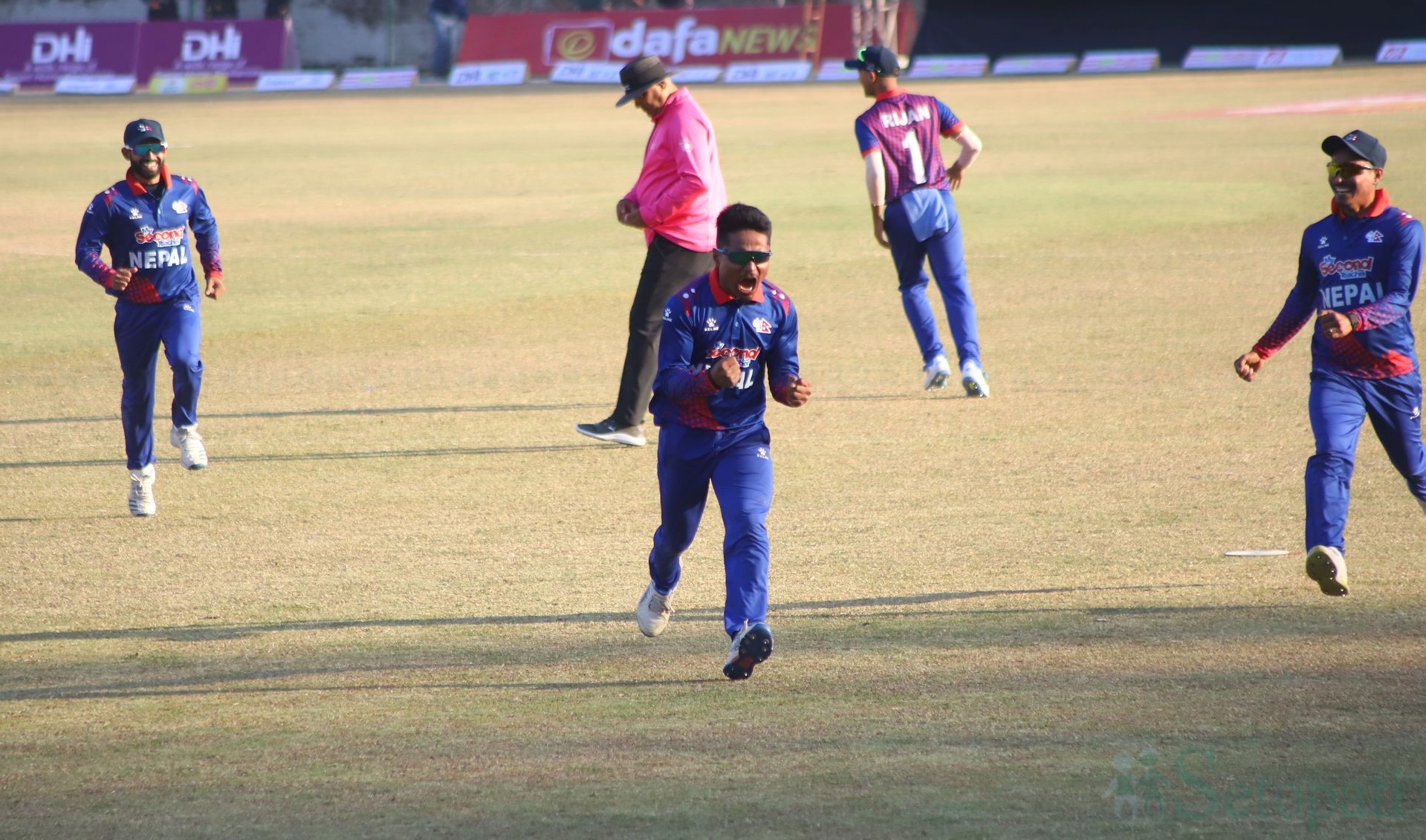 कप्तान रोहित पौडेलले लिए वेस्ट इण्डिजको तेस्रो विकेट