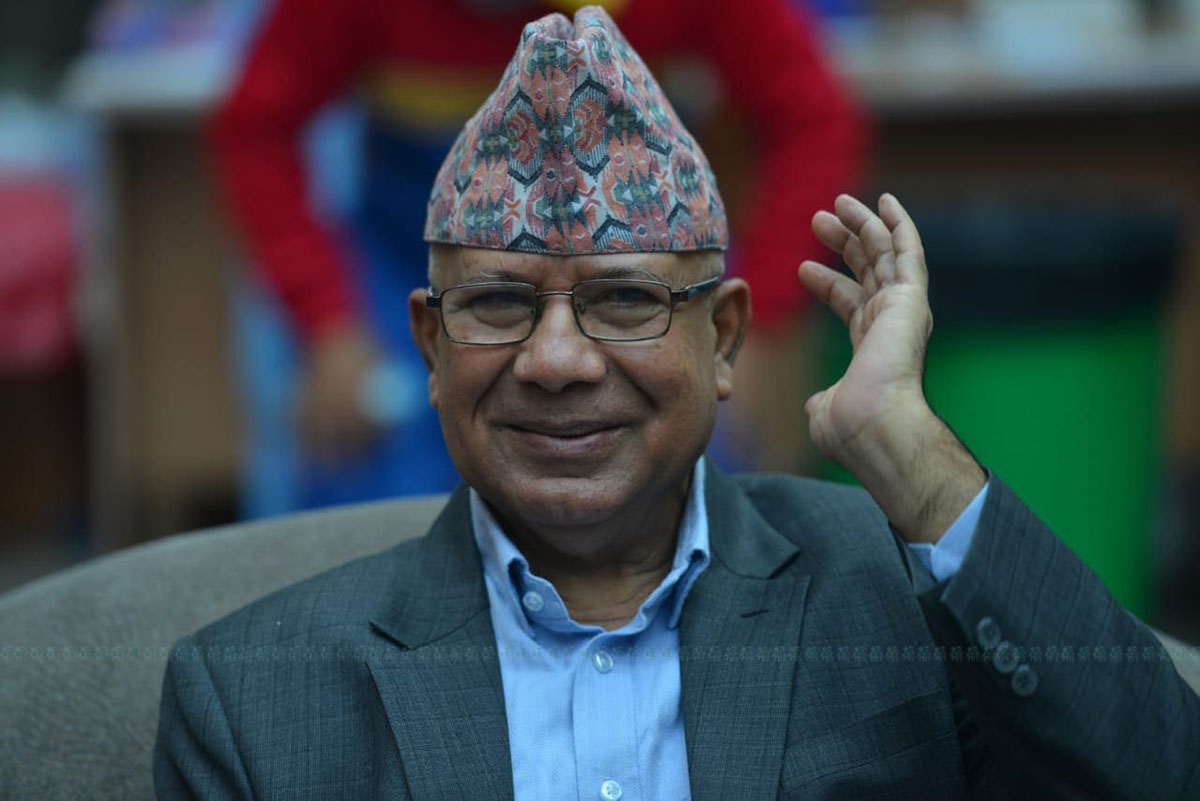 नेकपा (एकीकृत समाजवादी) का अध्यक्ष माधवकुमार नेपाल। फाइल तस्बिर।