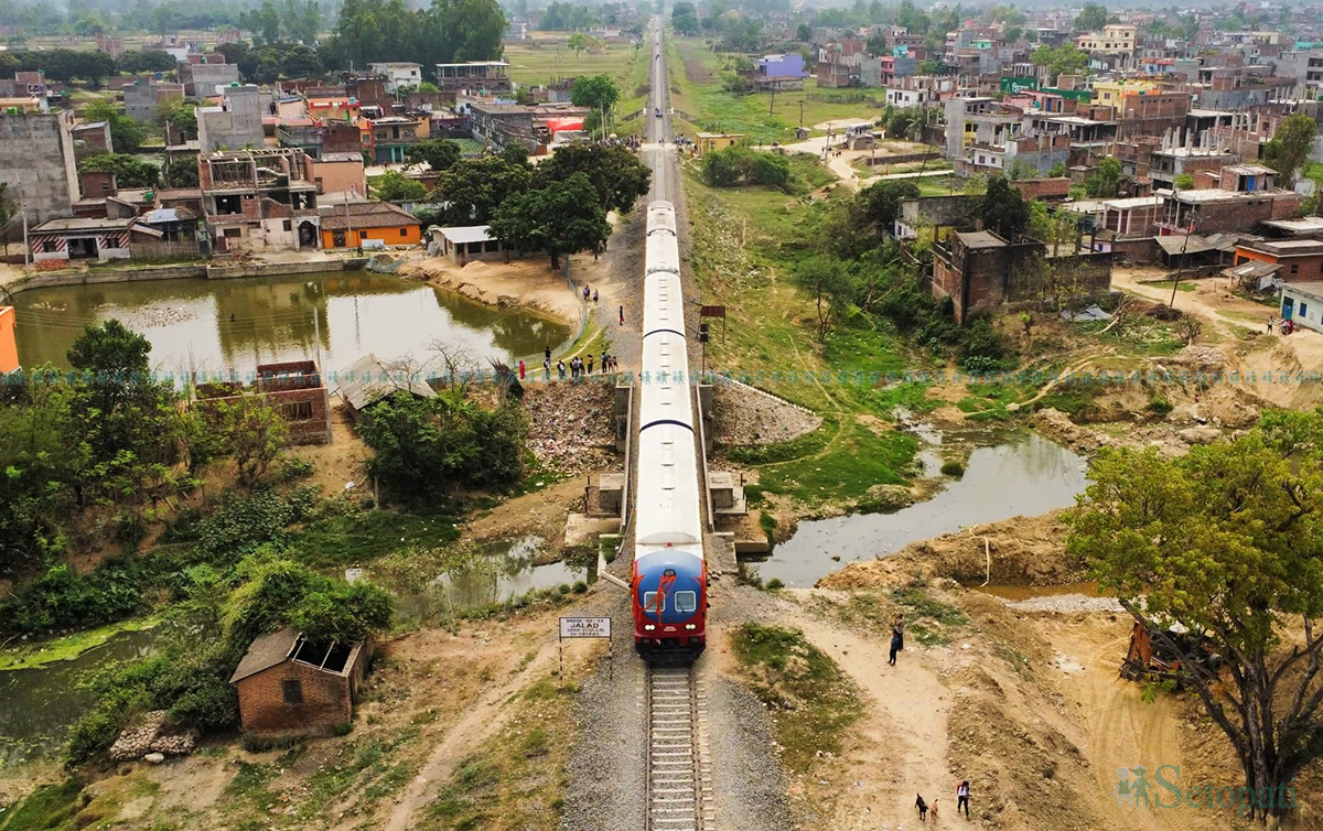 भङ्गहा–जनकपुर–जयनगर रेल सेवा पुनः सञ्चालन